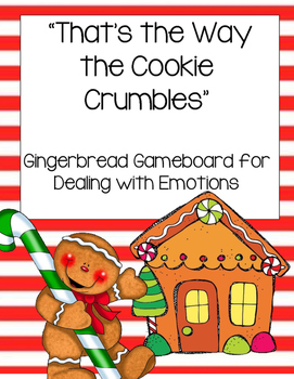 Gingerbread Game Board and Emotion Situation Cards