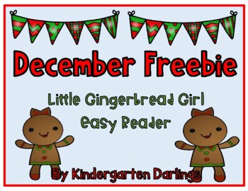 Preview of Free Gingerbread Girl Emergent Reader 