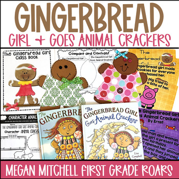 Preview of Gingerbread Girl and The Gingerbread Girl Goes Animal Crackers Book Companions