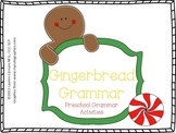 Gingerbread Grammar: Preschool Grammar Activities