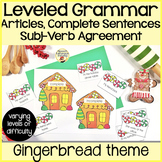 Gingerbread Grammar: Sentence Structure - Leveled