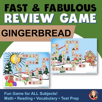 Preview of Gingerbread Man Game for Holiday Activities