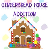 Christmas Gingerbread House Addition Mats - Decomposing Numbers