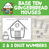 Gingerbread House Base 10 Ten Blocks Math Craft Place Valu