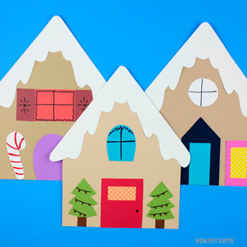 Gingerbread House Craft - Build a Gingerbread House Craft - Christmas Craft