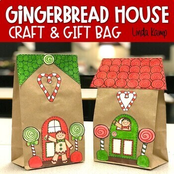 Gingerbread House Gift Bag Craft