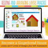 Gingerbread House Graphic Design Lesson and Activity