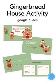 Preview of Gingerbread House How To Bake And Decorate Slides For The Cooking Classroom