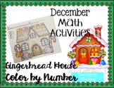 Gingerbread House Math Color by Number