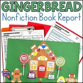 Gingerbread House Nonfiction Book Report Craft - Author's 