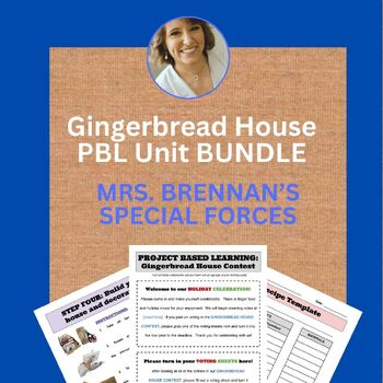 Preview of Gingerbread House PBL Unit BUNDLE