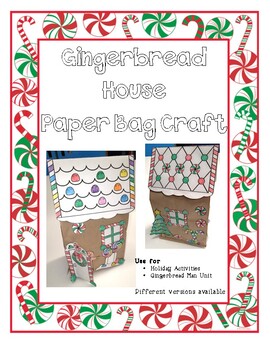 Printable Gingerbread House Treat Bag - Easy Peasy and Fun