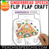 Gingerbread House Speech and Language Flip Flap Craft