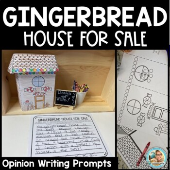 Preview of Gingerbread House for Sale | Craft with Writing