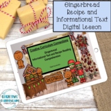 Gingerbread Informational Text and Recipe Reading Comprehe