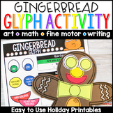 Gingerbread Glyph Plus Math and Writing Printables