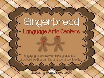 Preview of Gingerbread Language Arts Centers