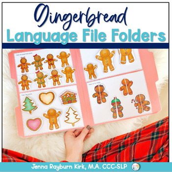 Preview of Gingerbread Language File Folder Games