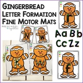 Gingerbread Letter Formation Fine Motor Mats
