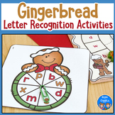 Gingerbread Letter Recognition Activities