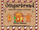 Gingerbread Literacy and Math Centers