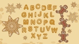 Gingerbread Man ABC Alphabet Chart, Story Themed Lesson, E