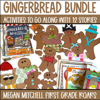 Preview of Gingerbread Activities BUNDLE  Boy Man Girl Baby Friends Cowboy Pirate