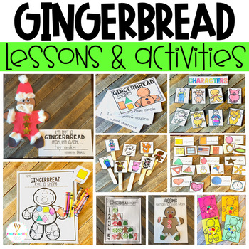 Preview of Gingerbread Man Activities | Lesson Plans | Christmas Centers