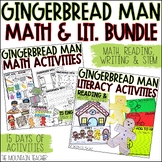 Gingerbread Man Activities & Craft BUNDLE for Math, Readin
