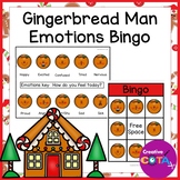 Gingerbread Man Activities Feelings and Emotions Bingo