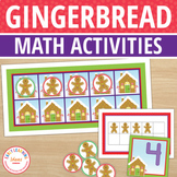 Christmas Gingerbread Man Math Activities & Games Numbers 