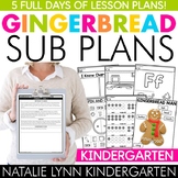 Gingerbread Man Activities Kindergarten Emergency Sub Plan
