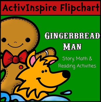 Preview of Gingerbread Man Activities PROMETHEAN FLIPCHART