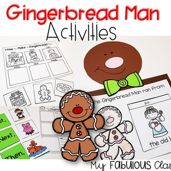 Preview of Gingerbread Man Activities and Crafts
