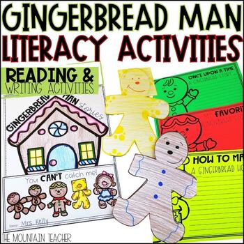 Preview of Gingerbread Man Activities and Crafts | STEM, Reading and Writing Templates