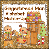 Gingerbread Man Activities for Letter Recognition & Letter Sounds