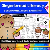 Gingerbread Man Activities for Literacy!  Sight Words . Vo