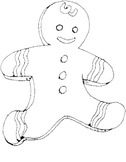 Gingerbread Man Booklet