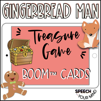 Preview of Gingerbread Man Boom™ CardsTreasure Game | Gingerbread Man Cariboo™ Style Game