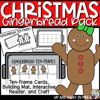Preview of Gingerbread Man Christmas Craft Preschool Holiday Activities