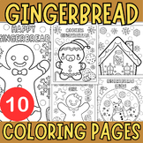 Gingerbread Man Coloring Pages • December bulletin board C