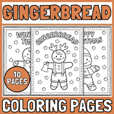 Gingerbread Man Coloring Pages | Gingerbread Man Coloring Sheets.