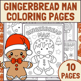 Gingerbread Man Coloring Pages | Gingerbread Man Coloring 