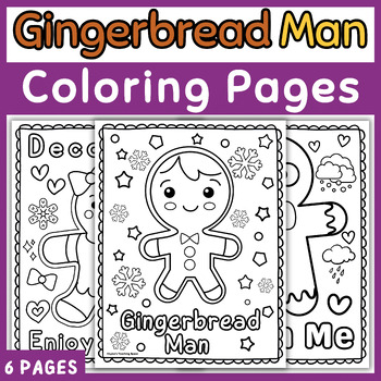 FREE Gingerbread Girl Coloring Pages – The Art Kit