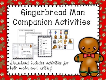 Preview of Gingerbread Man Companion Activities
