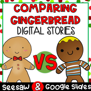 Gingerbread Man Compare and Contrast Worksheets | Printable & Digital