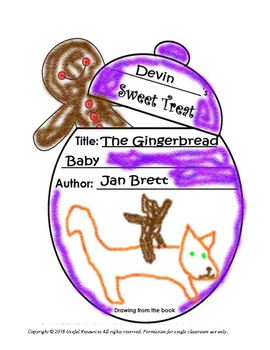 Preview of Gingerbread Man Cookie Jar Book Report