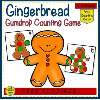 Preview of Gingerbread Man Counting Game {FREE}