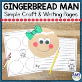 Gingerbread Man Craft Activity and Writing Pages