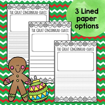 Gingerbread Man Creative Writing Prompts and Craft | TpT